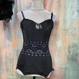 📌 Coquette Decorative Corset with Zipper